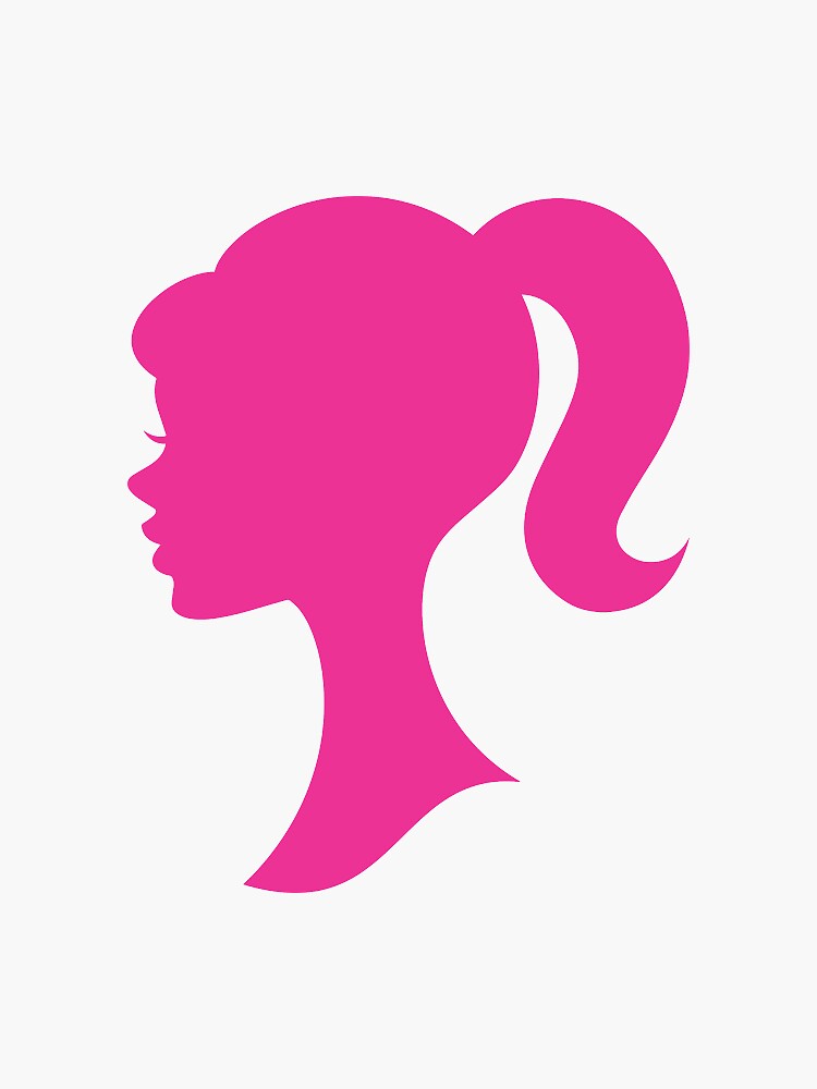 Barbie logo Sticker for Sale by Juliaa-a