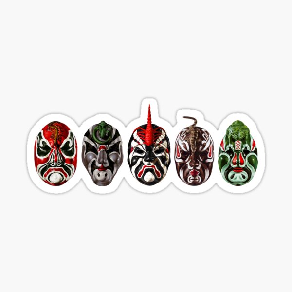 Item preview, The Five Deadly Venoms designed and sold by blindninja.