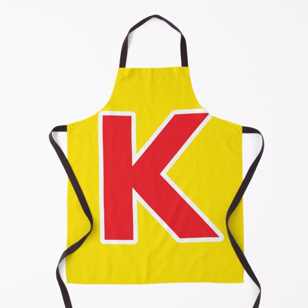 Item preview, K — Initial — The Letter K — Red and White designed and sold by GoodSequel.