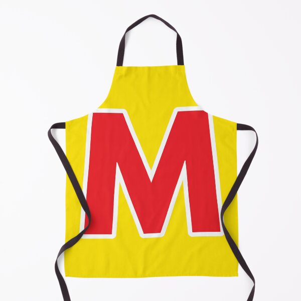 Item preview, M — Initial — The Letter M — Red and White designed and sold by GoodSequel.