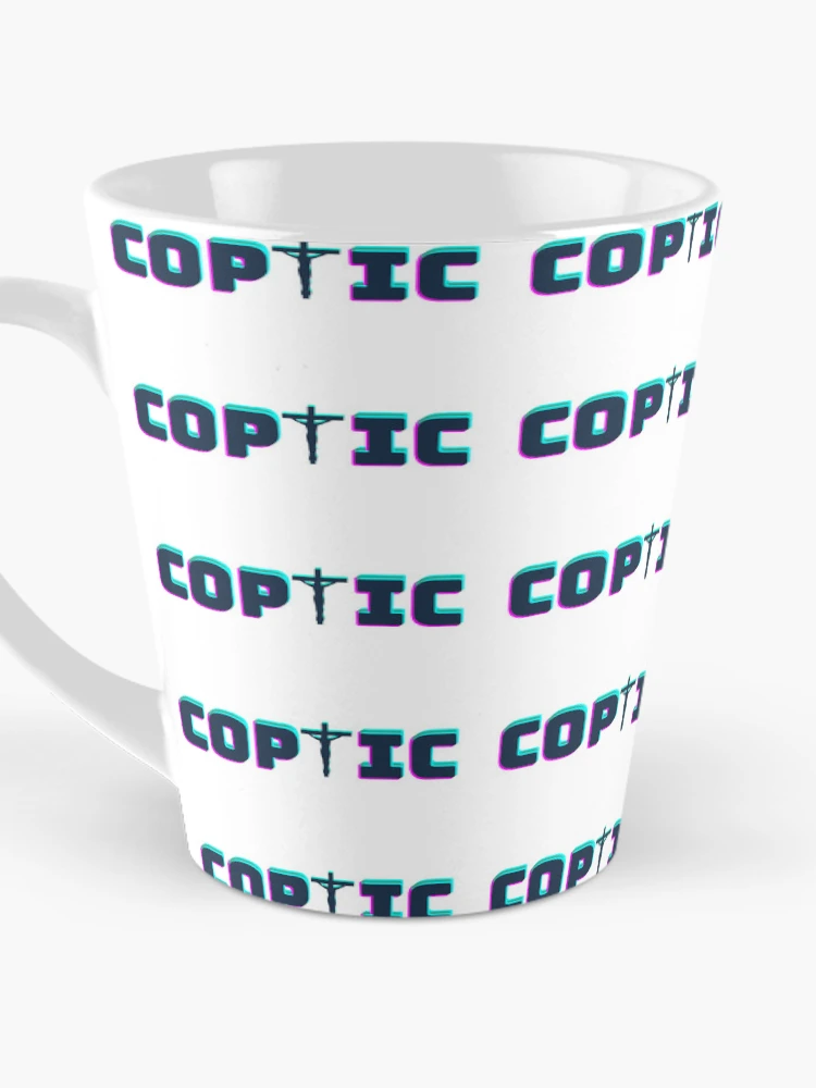 Aperçu 3 sur 4. Mug à café avec l'œuvre Copte Sticker créée et vendue par Rizkillinit.