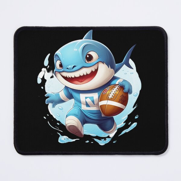 Item preview, Shark playing football designed and sold by joiedesing.