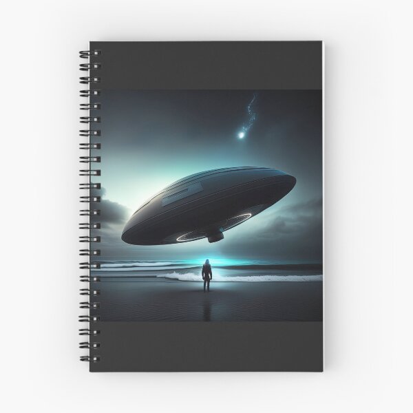Item preview, UFO on a beach designed and sold by DustinVinyl.