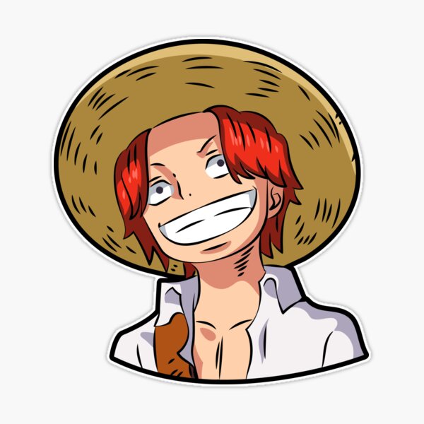 Shanks - One Piece Sticker for Sale by SchellStation