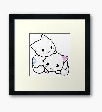 Cute Cats Framed Print