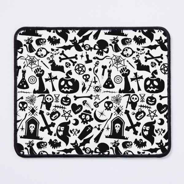 Aperçu de l'œuvre Joli motif de collage effrayant pour Halloween créée et vendue par HalfCat.