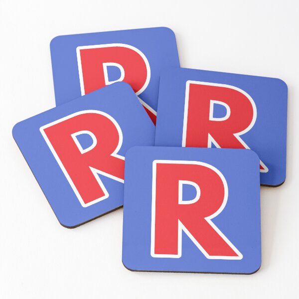 Item preview, R — Initial — The Letter R — Red and White designed and sold by GoodSequel.