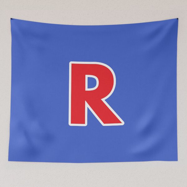 Item preview, R — Initial — The Letter R — Red and White designed and sold by GoodSequel.