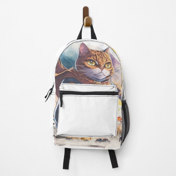 Item preview, Super Hero Cat Cartoon Whimsi Color | Unique Cat Lover Gift Idea designed and sold by MaFleiva.