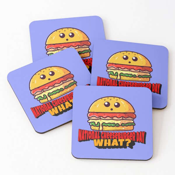 Item preview, National Cheeseburger Day, What? designed and sold by HolidayBug.