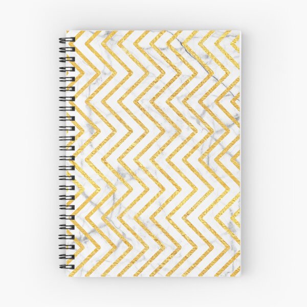 Item preview, Gold + White Marble Zig-Zag Pattern (2)  designed and sold by lewbarberdesign.