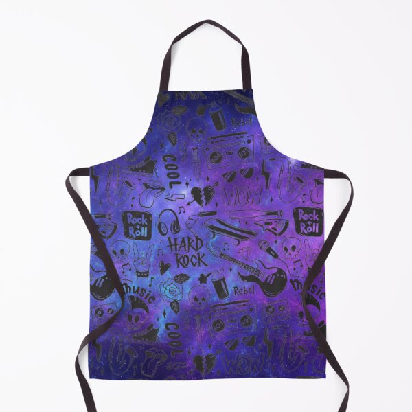 Item preview, Rock Music Pattern On Purple Blue designed and sold by Profitrip.
