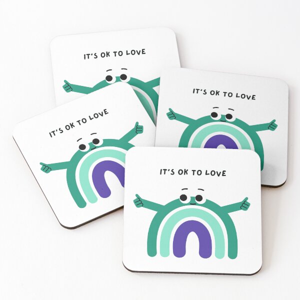 Item preview, It's ok to love (gay) designed and sold by Silbek.