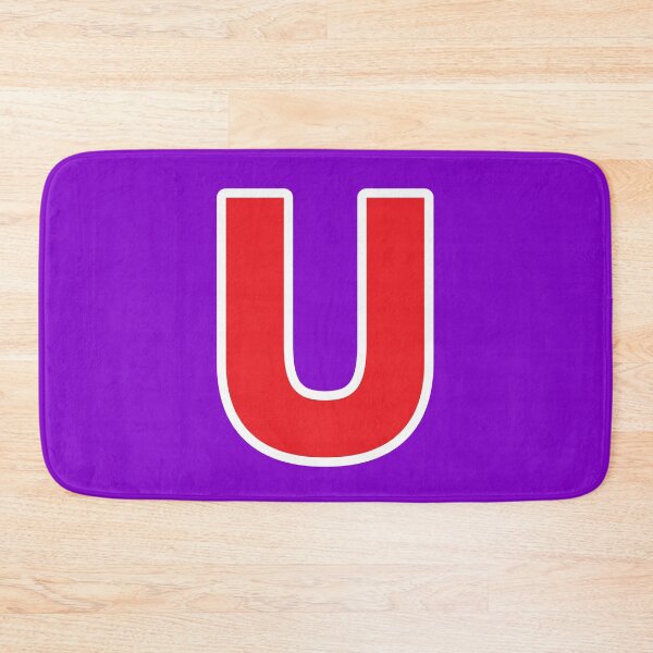 Item preview, U — Initial — The Letter U — Red and White designed and sold by GoodSequel.