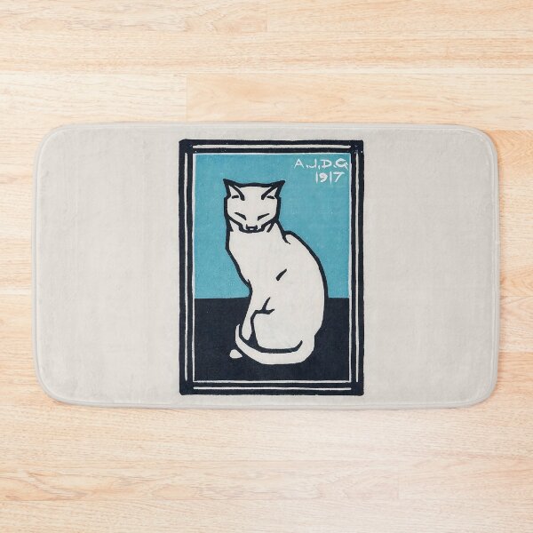 Item preview, Sitting cat 19th century painting by Julie de Graag under public domain. designed and sold by paulo silveira.