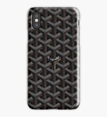 black goyard iPhone Case