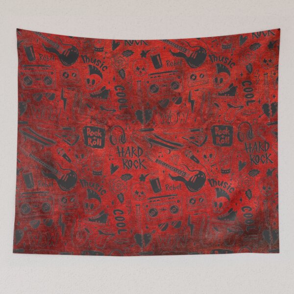 Item preview, Rock N Roll Music Pattern designed and sold by Profitrip.