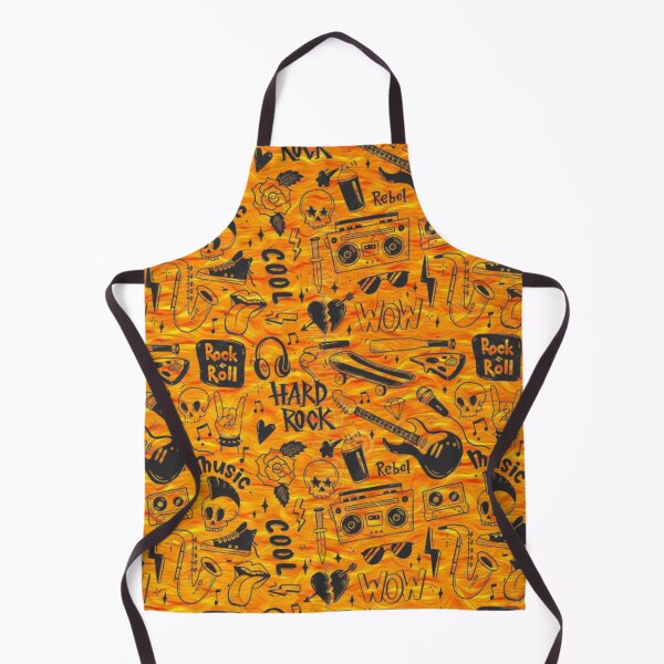 Item preview, Rock Music Pattern Black Orange Yellow designed and sold by Profitrip.