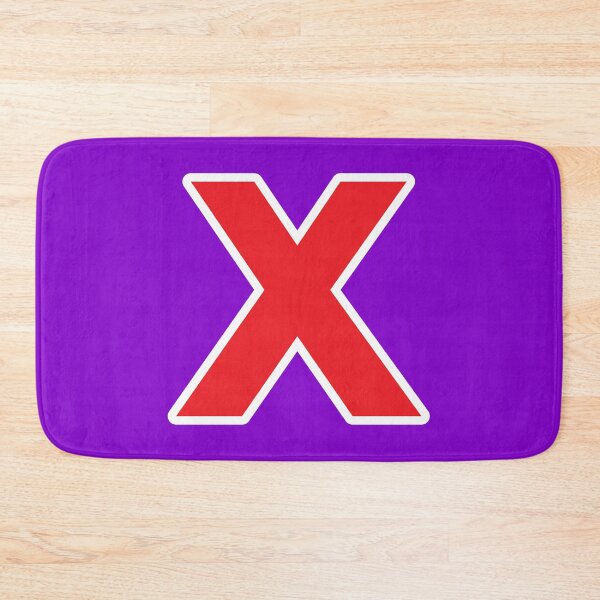 Item preview, X — Initial — The Letter X — Red and White designed and sold by GoodSequel.