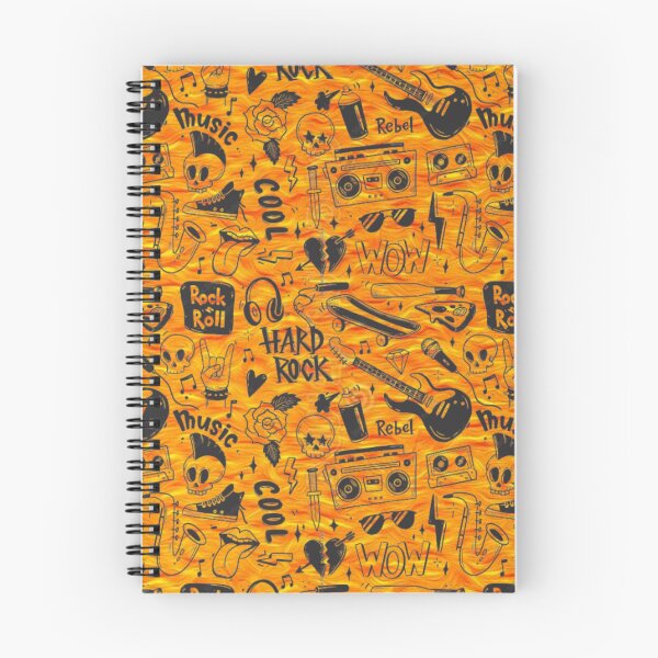 Item preview, Rock Music Pattern Black Orange Yellow designed and sold by Profitrip.