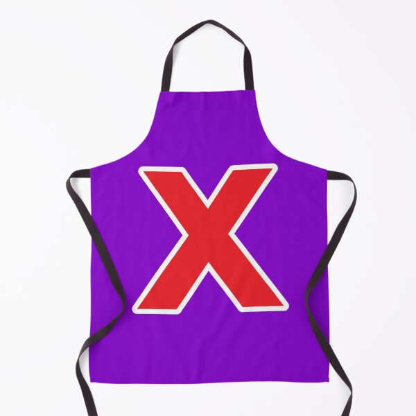 Item preview, X — Initial — The Letter X — Red and White designed and sold by GoodSequel.