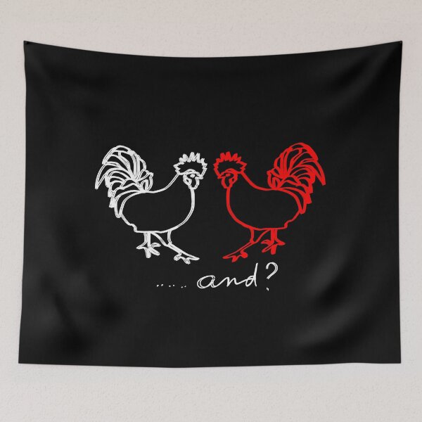Item preview, Two roosters funny design designed and sold by stavina.