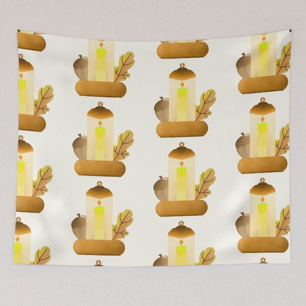 Item preview, Candle Lamp cottagecore and hygge sticker by DozyJov designed and sold by DozyJov.