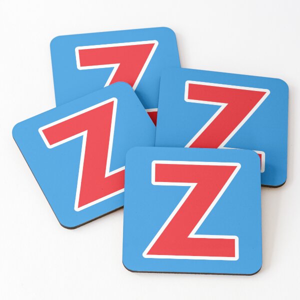 Item preview, Z — Initial — The Letter Z — Red and White designed and sold by GoodSequel.