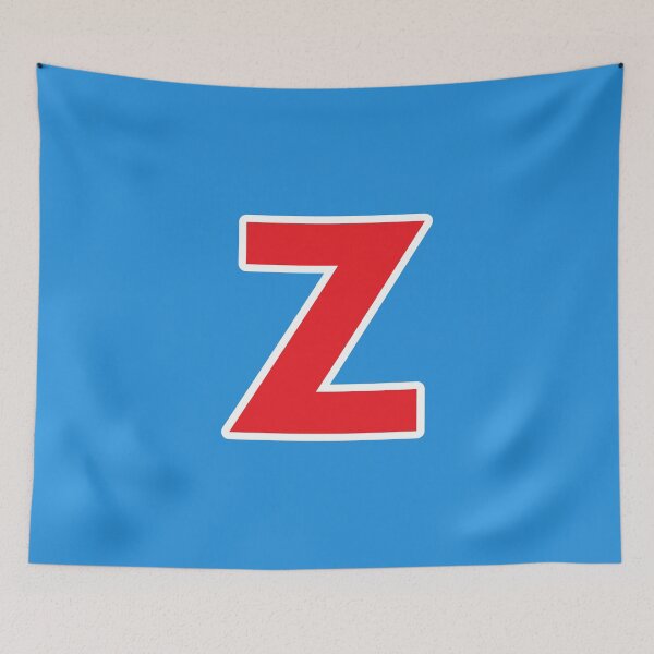 Item preview, Z — Initial — The Letter Z — Red and White designed and sold by GoodSequel.