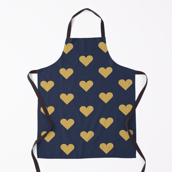Item preview, Medium GOLD and NAVY BLUE LOVE HEARTS designed and sold by RachelMacht.