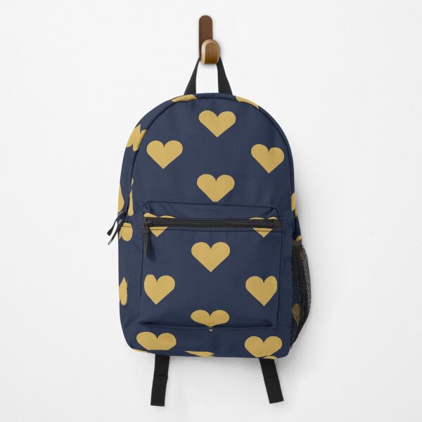 Item preview, Medium GOLD and NAVY BLUE LOVE HEARTS designed and sold by RachelMacht.