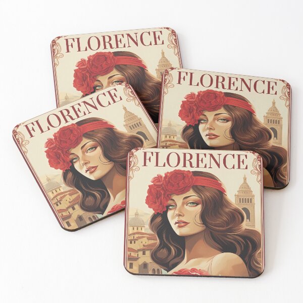 Item preview, Florence, Italy, Poster designed and sold by BokeeLee.