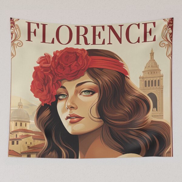 Item preview, Florence, Italy, Poster designed and sold by BokeeLee.
