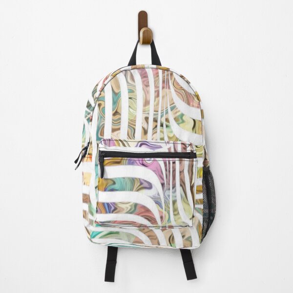 Item preview, White wavy lines on pastel colors designed and sold by AnnabellaRh.