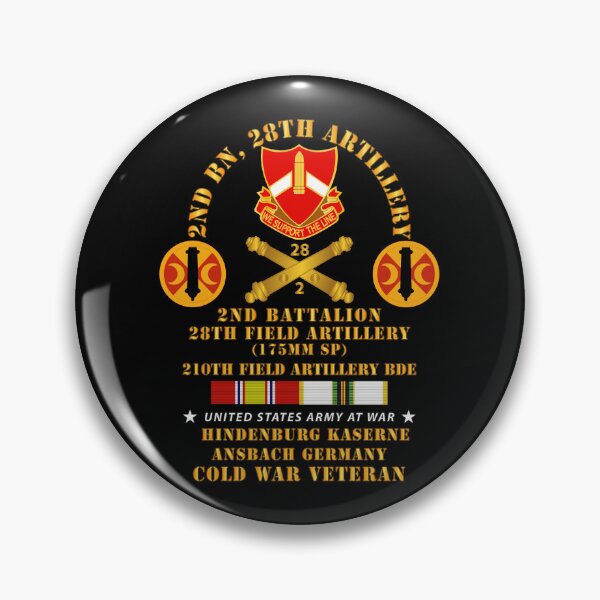 Item preview, Army - 2nd Bn 28th Artillery - 210th FA Bde -  Hindenburg Kaserne Ansbach Germany  w COLD SVC designed and sold by Military Insignia Products.