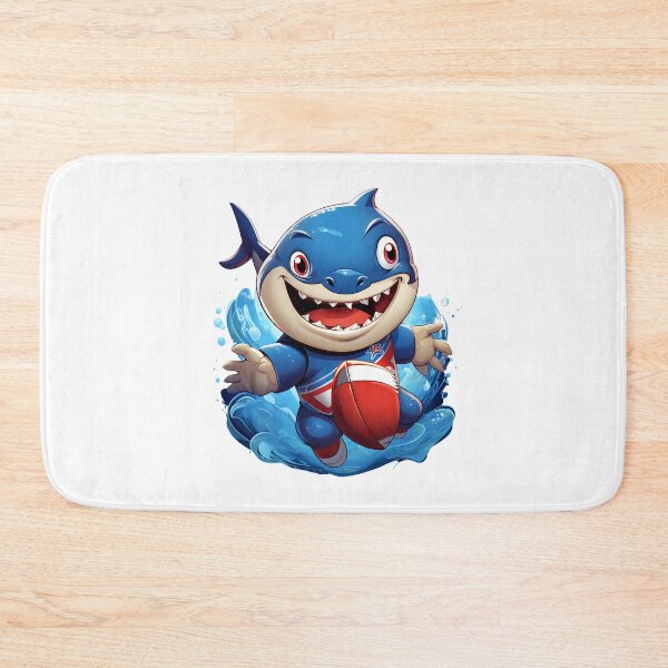 Item preview, Shark playing football designed and sold by joiedesing.