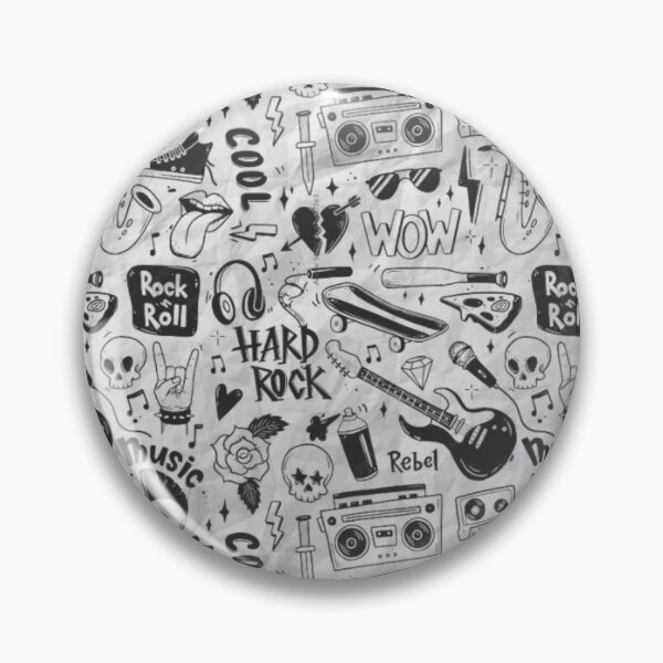 Item preview, Rock Music Pattern designed and sold by Profitrip.