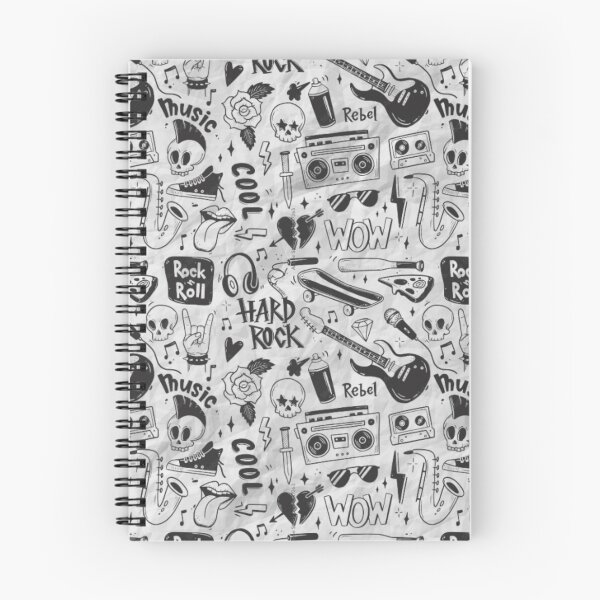 Item preview, Rock Music Pattern designed and sold by Profitrip.