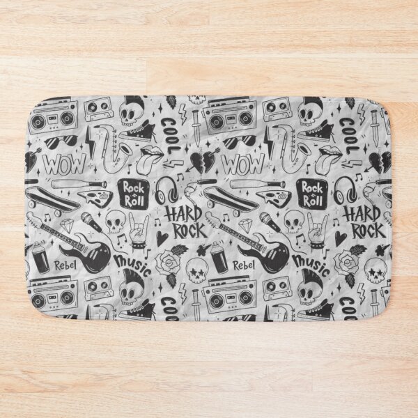 Item preview, Rock Music Pattern designed and sold by Profitrip.