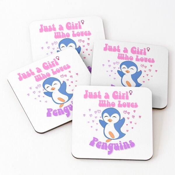 Item preview, Just a Girl Who Loves Penguins designed and sold by DesignedToATee.