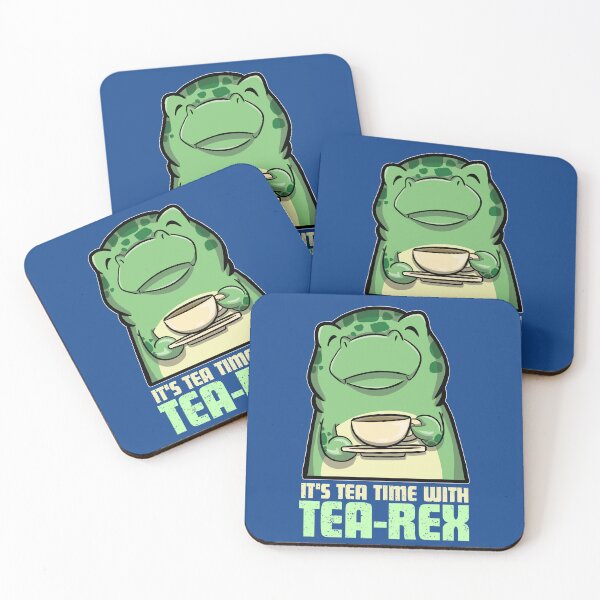 Item preview, IT'S TEA TIME WITH T-REX designed and sold by The magic  Yellow bus.