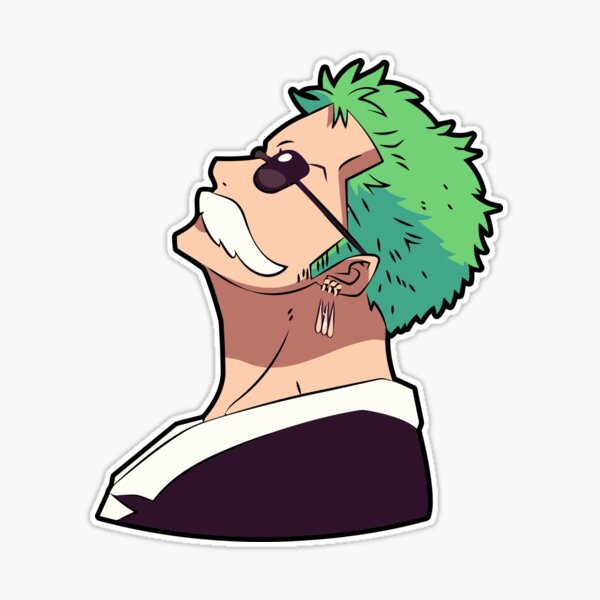 one piece sleeping zoro Sticker for Sale by mayvsantillan