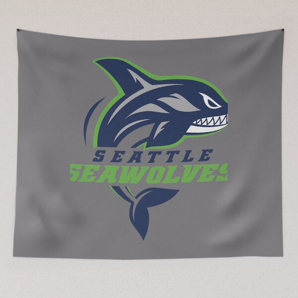 Item preview, Seattle Seawolves Rug	 designed and sold by khbmokws89.