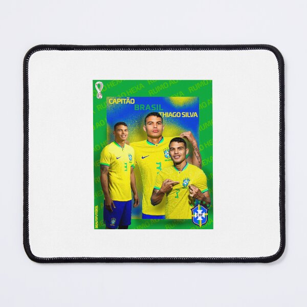 Item preview, Captain of Brasil Thiago Silva designed and sold by Beautifutebol.
