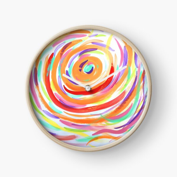 Peinture intuitive #3 Horloge