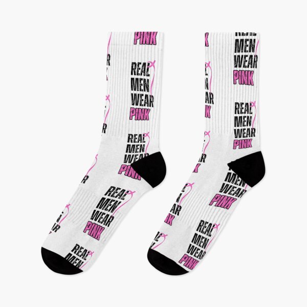 Item preview, Real Men Wear Pink Breast Cancer Awareness designed and sold by mariejosee22.