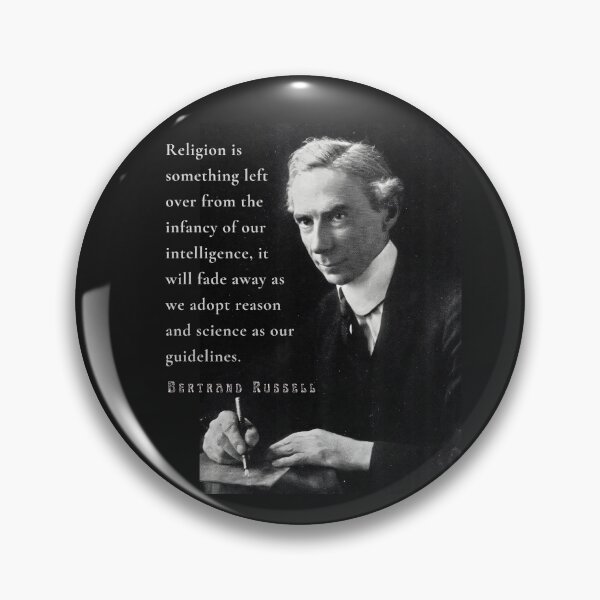 Item preview, Bertrand Russell quote: Religion is something left over from the infancy of our intelligence... designed and sold by artbleed.