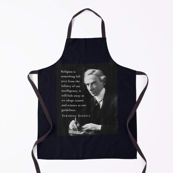 Item preview, Bertrand Russell quote: Religion is something left over from the infancy of our intelligence... designed and sold by artbleed.