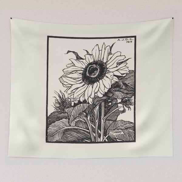 Item preview, 20h century Sunflower painting by Julie de Graag under public domain. designed and sold by paulo silveira.