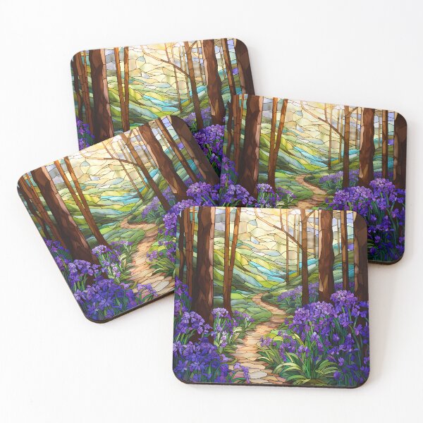Item preview, Forest Path Stained Glass designed and sold by tropicaltee.